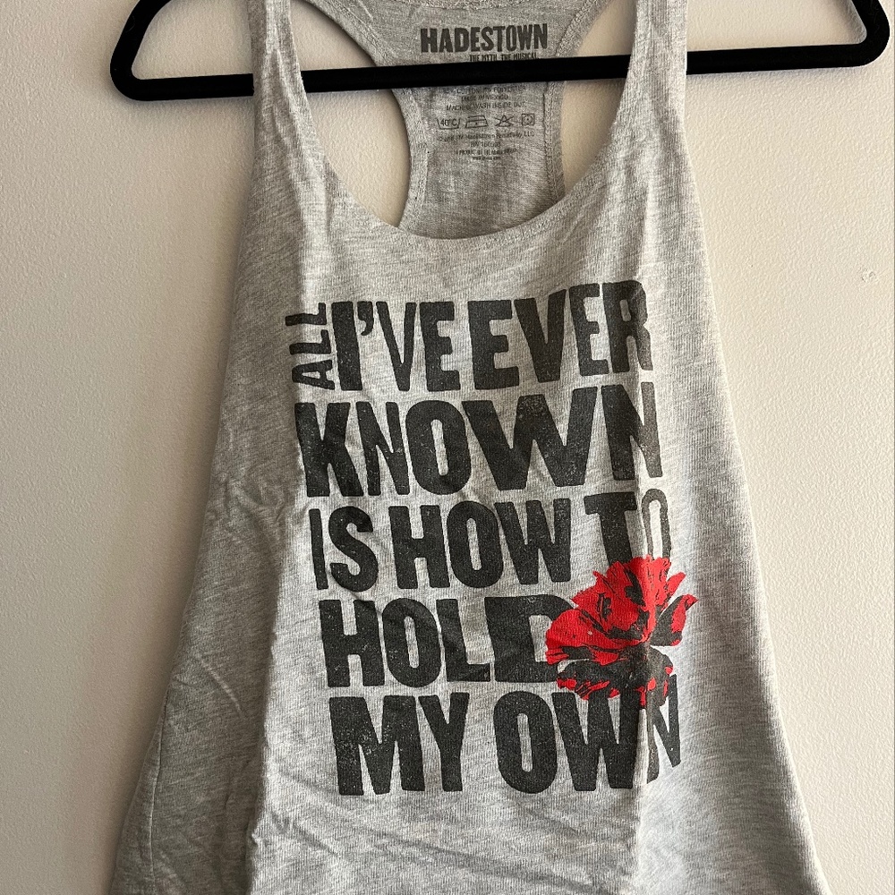 DISCONTINUED! EUC Hadestown Broadway Tank: Size Small